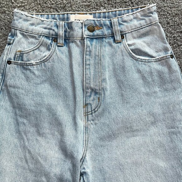 ROLLA'S HEIDI HIGH RISE LOOSE STRAIGHT OLD STONE WASH BLUE DENIM JEANS - W25 L32 - Picture 8 of 16